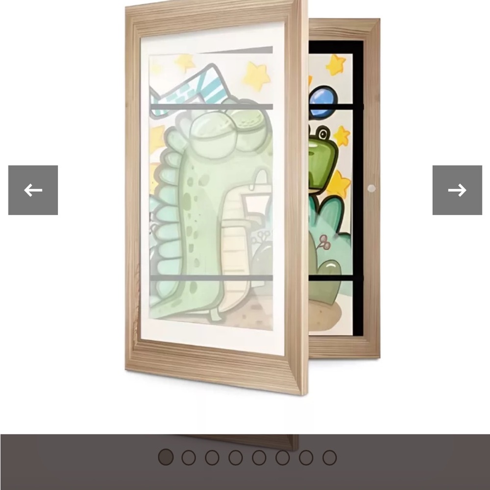 Kids artwork frame Natural